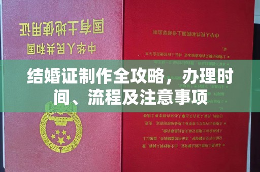 剑阁结婚证制作全攻略，办理时间、流程及注意事项