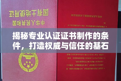 剑阁揭秘专业认证证书制作的条件，打造权威与信任的基石