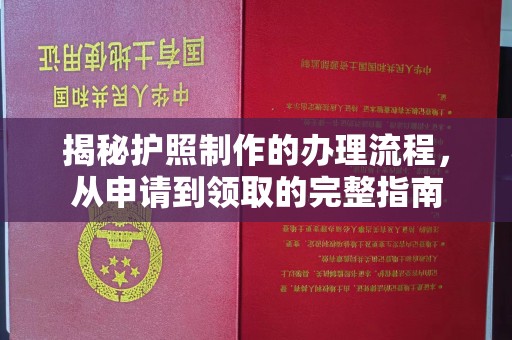 剑阁揭秘护照制作的办理流程，从申请到领取的完整指南