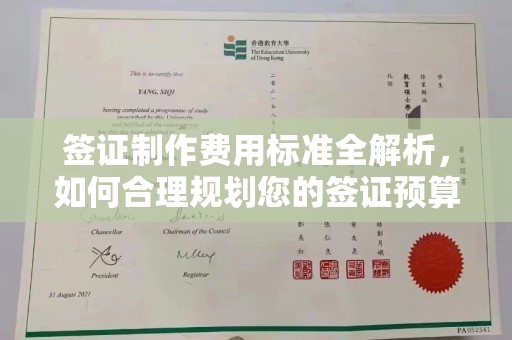 剑阁签证制作费用标准全解析，如何合理规划您的签证预算？